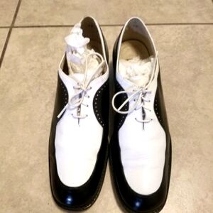 Black and white Stuart Weitzman shoes